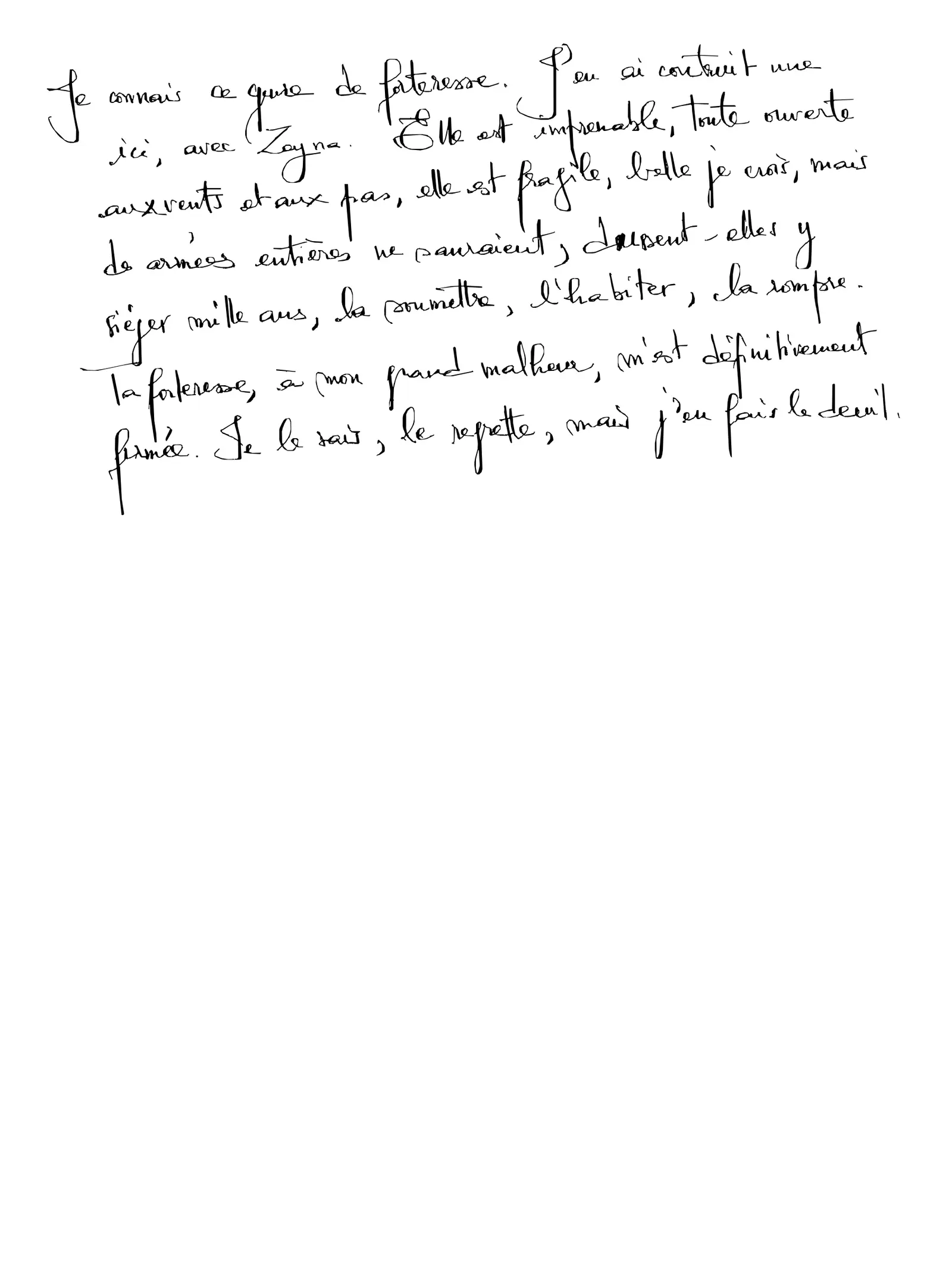 Frère - 1, handwritten page 2